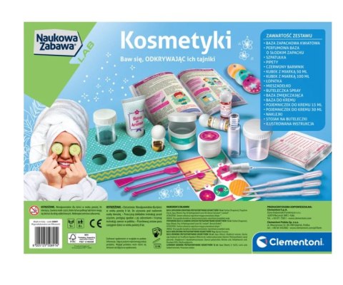 Naukowa Zabawa Laboratorium Kosmetyków Krem Sól do Kąpieli Kosmetyki Język Polski Clementoni 50891 Naukowa Zabawa Laboratorium Kosmetyków Krem Sól do Kąpieli Kosmetyki Język Polski Clementoni 50891