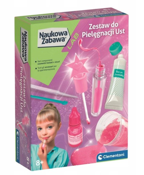 Naukowa Zabawa Zestaw Kosmetyczny Balsam i Błyszczyk do Ust Język Polski Clementoni 50253 Naukowa Zabawa Zestaw Kosmetyczny Balsam i Błyszczyk do Ust Język Polski Clementoni 50253