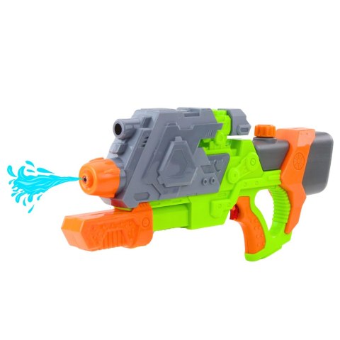 Pistolet Na Wodę Pompowany Mechanicznie Zielono-Pomarańczowy 50 cm Pistolet Na Wodę Pompowany Mechanicznie Zielono-Pomarańczowy 50 cm