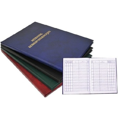 DZIENNIK KORESPONDENCYJNY A4/192K CZARNY DZIENNIK KORESPONDENCYJNY A4/192K CZARNY