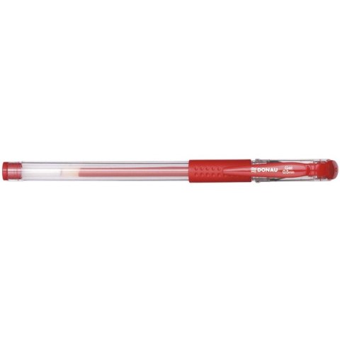Długopis żelowy Donau Gel 0.5mm czerwony Długopis żelowy Donau Gel 0.5mm czerwony