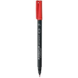 FOLIOPIS STAEDTLER LUMOCOLOR F CZERWONY