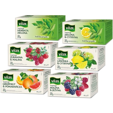 HERBATA VITAX INSPIRATIONS LIMONKA z CYTRYNĄ (20)