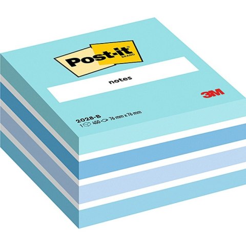 Karteczki Post-it 76x76mm (2028-B) niebieskie (450) Karteczki Post-it 76x76mm (2028-B) niebieskie (450)