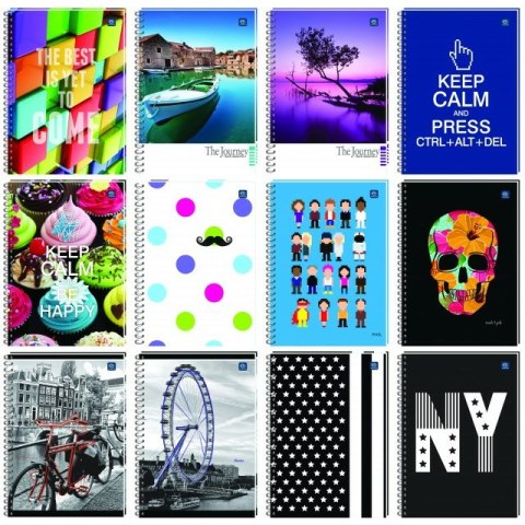 Kołozeszyt Interdruk A5/160k kratka Kołozeszyt Interdruk A5/160k kratka