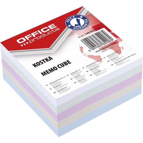 Kostka papierowa Office Products 85x85x40mm nieklejona kolor Kostka papierowa Office Products 85x85x40mm nieklejona kolor
