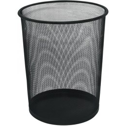 Kosz na śmieci Q-Connect 19L metalowy czarny