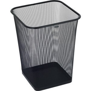METALOWY KOSZ NA ŚMIECI 18L KWADRAT CZARNY METALOWY KOSZ NA ŚMIECI 18L KWADRAT CZARNY