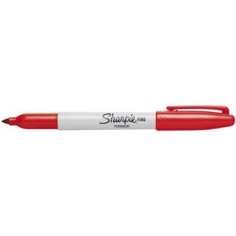 MARKER PERMANENTNY SHARPIE FINE CZERWONY MARKER PERMANENTNY SHARPIE FINE CZERWONY