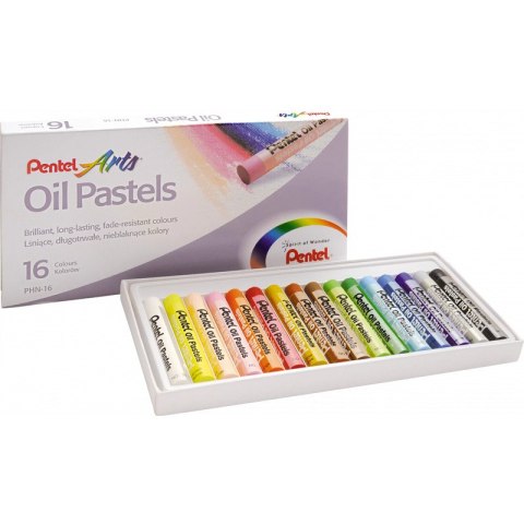 PASTELE OLEJNE PENTEL 16 KOLORÓW PASTELE OLEJNE PENTEL 16 KOLORÓW