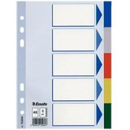 PRZEKŁADKI PP ESSELTE A5 INDEX 5 KOLORÓW