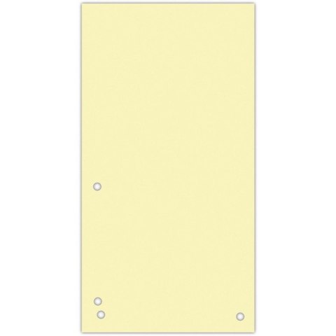 Przekładki kartonowe Donau 1/3 A4 żółte (100)