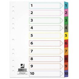 Przekładki mylar Q-Connect A4 1-10