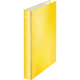 Segregator ringowy Leitz Wow A4/25mm 4R żółty