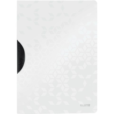 Skoroszyt z klipsem Leitz Wow A4 30k biały