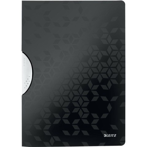 Skoroszyt z klipsem Leitz Wow A4 30k czarny