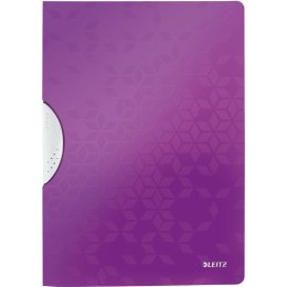 Skoroszyt z klipsem Leitz Wow A4 30k fioletowy
