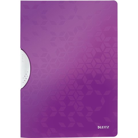 Skoroszyt z klipsem Leitz Wow A4 30k fioletowy