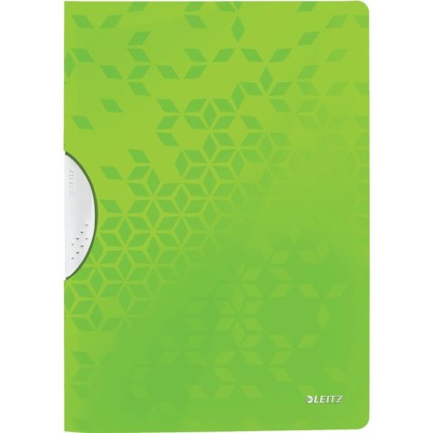 Skoroszyt z klipsem Leitz Wow A4 30k zielony