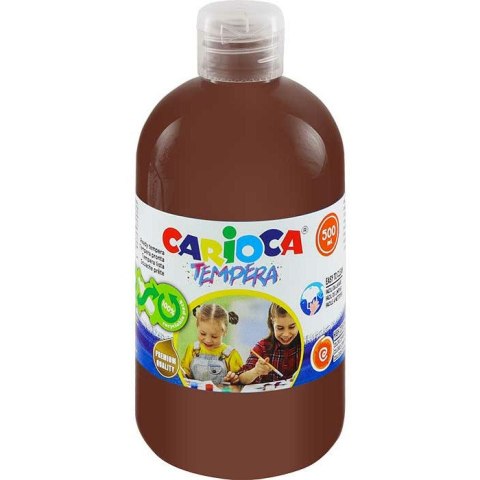 Farba tempera Carioca 500ml brązowa Farba tempera Carioca 500ml brązowa