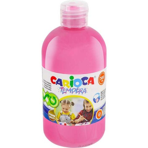 Farba tempera Carioca 500ml ciemnoróżowa Farba tempera Carioca 500ml ciemnoróżowa