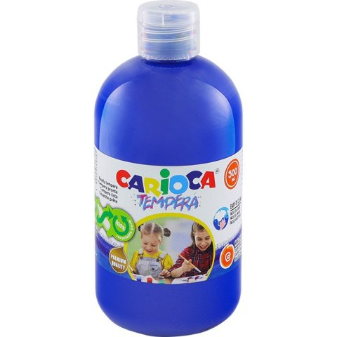 Farba tempera Carioca 500ml granatowa Farba tempera Carioca 500ml granatowa