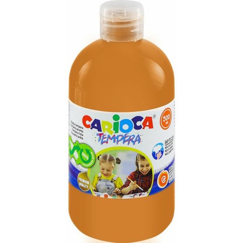 Farba tempera Carioca 500ml jasnobrązowa Farba tempera Carioca 500ml jasnobrązowa