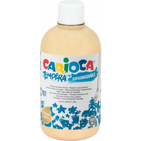 Farba tempera Carioca 500ml łososiowa Farba tempera Carioca 500ml łososiowa