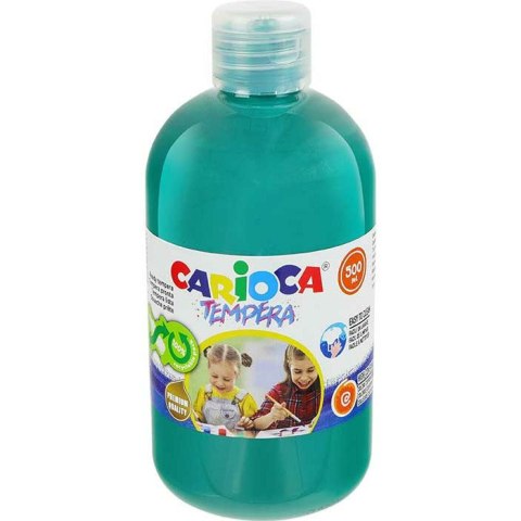 Farba tempera Carioca 500ml zieleń morska Farba tempera Carioca 500ml zieleń morska