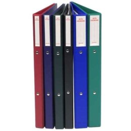 TECZKA AKTA OSOBOWE BIURFOL PVC A4 GRANATOWA