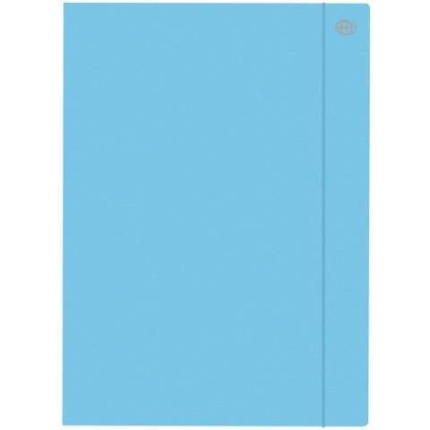 TECZKA KARTONOWA Z GUMKĄ A4+ NIEBIESKA TECZKA KARTONOWA Z GUMKĄ A4+ NIEBIESKA