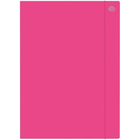 TECZKA KARTONOWA Z GUMKĄ A4+ RÓŻOWA TECZKA KARTONOWA Z GUMKĄ A4+ RÓŻOWA