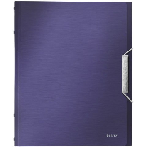 TECZKA Z GUMKĄ LEITZ STYLE 12 PRZEKŁADEK BŁĘKITNA