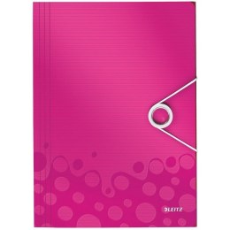 TECZKA Z GUMKĄ LEITZ WOW 15mm RÓŻOWA