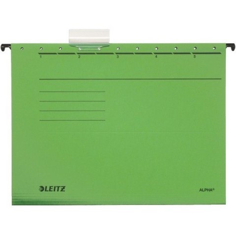 TECZKA ZAWIESZANA LEITZ ALPHA A4 ZIELONA