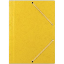 Teczka preszpanowa z gumką Donau A4 żółta