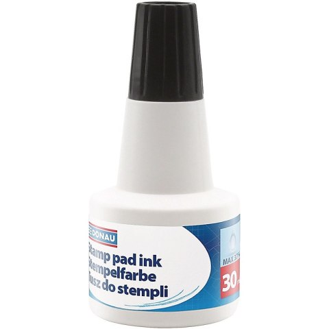 Tusz do pieczątek Donau 30ml czarny