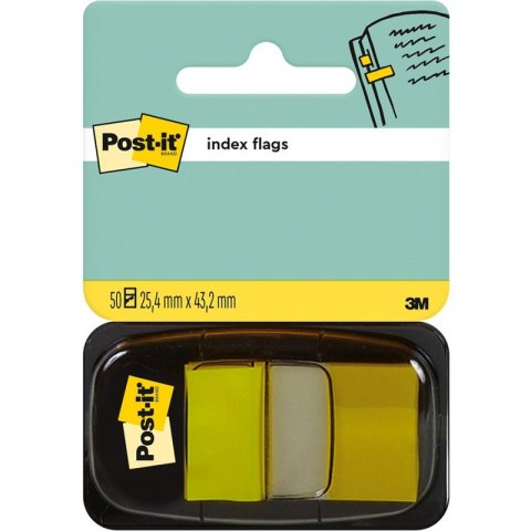 ZAKŁADKI POST-IT 25*43mm ŻÓŁTE (50) ZAKŁADKI POST-IT 25*43mm ŻÓŁTE (50)