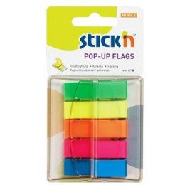 ZAKŁADKI STICK'N 12*45mm 5 KOLORÓW (5*40)