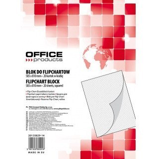 Blok do flipchartu Office Products 58.5x81cm kratka (20) Blok do flipchartu Office Products 58.5x81cm kratka (20)