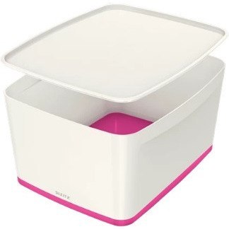 POJEMNIK LEITZ MyBOX 318x198x385mm BIAŁO-RÓŻOWY POJEMNIK LEITZ MyBOX 318x198x385mm BIAŁO-RÓŻOWY