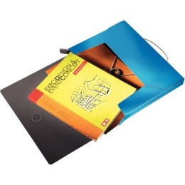 TECZKA Z GUMKĄ LEITZ SOLID 30mm NIEBIESKA