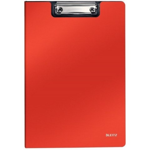 TECZKA Z KLIPEM LEITZ SOLID A4 CZERWONA
