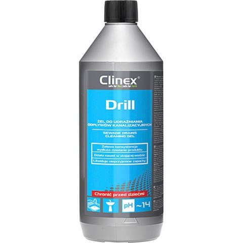 Żel Clinex 1L Drill (do udrażniania odpływów kanalizacyjnych) Żel Clinex 1L Drill (do udrażniania odpływów kanalizacyjnych)