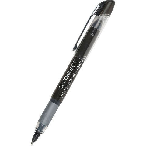 Cienkopis kulkowy Q-Connect 0.5mm czarny Cienkopis kulkowy Q-Connect 0.5mm czarny