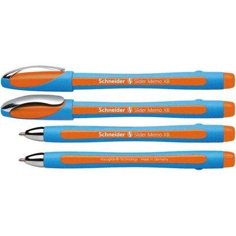 Długopis Schneider Slider Memo XB pomarańczowy Długopis Schneider Slider Memo XB pomarańczowy