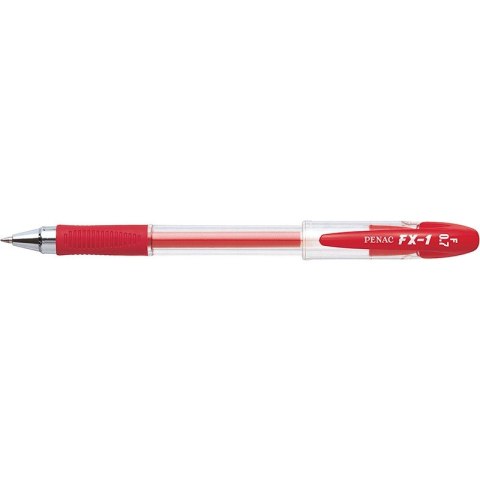Długopis żelowy Penac FX-1 0.7mm czerwony Długopis żelowy Penac FX-1 0.7mm czerwony