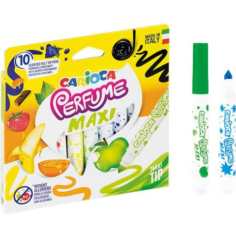 Flamastry Carioca Perfume Maxi 10 kolorów Flamastry Carioca Perfume Maxi 10 kolorów