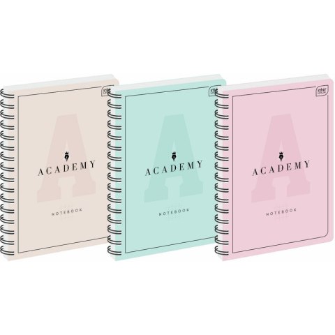 Kołozeszyt Interdruk Academy Pastel A4/100k kratka Kołozeszyt Interdruk Academy Pastel A4/100k kratka