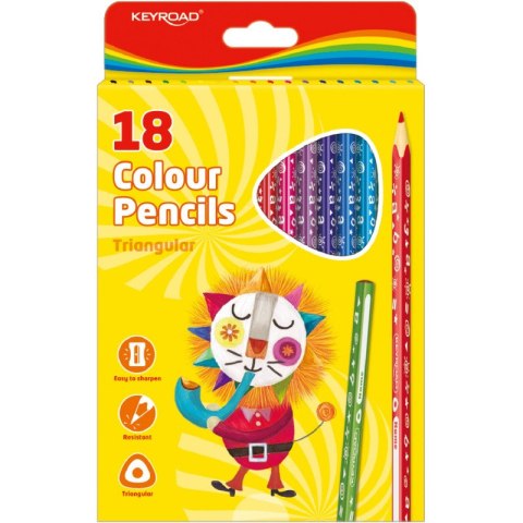 Kredki ołówkowe Keyroad Color Pencil 18 kolorów Kredki ołówkowe Keyroad Color Pencil 18 kolorów